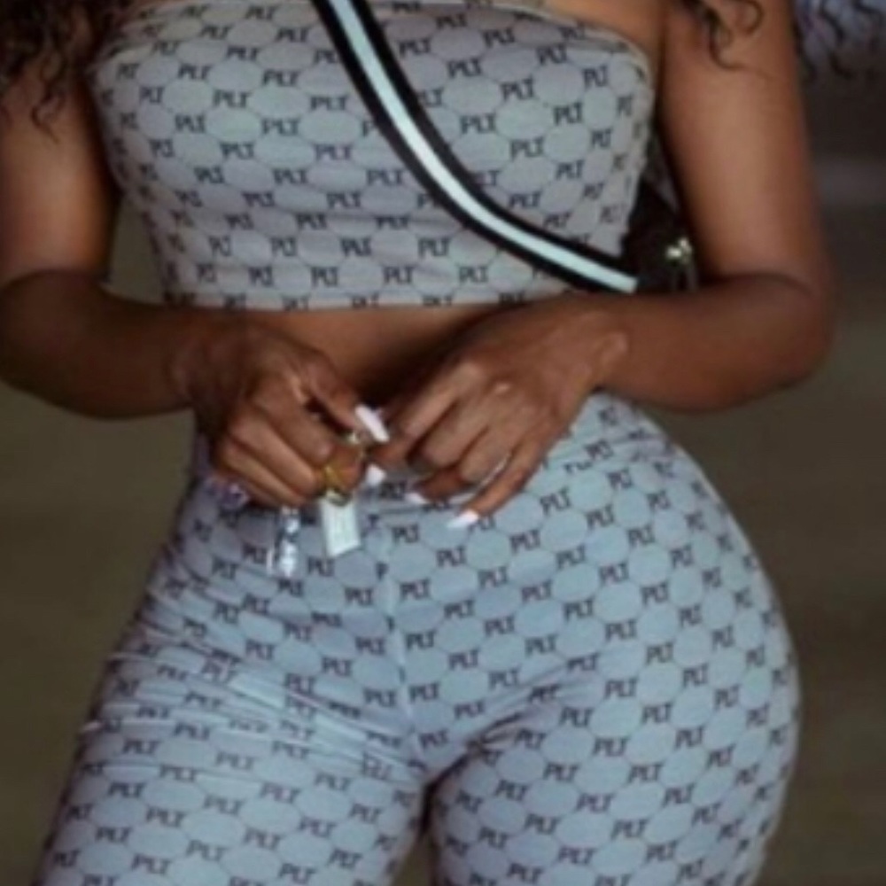 PLT biker shorts set